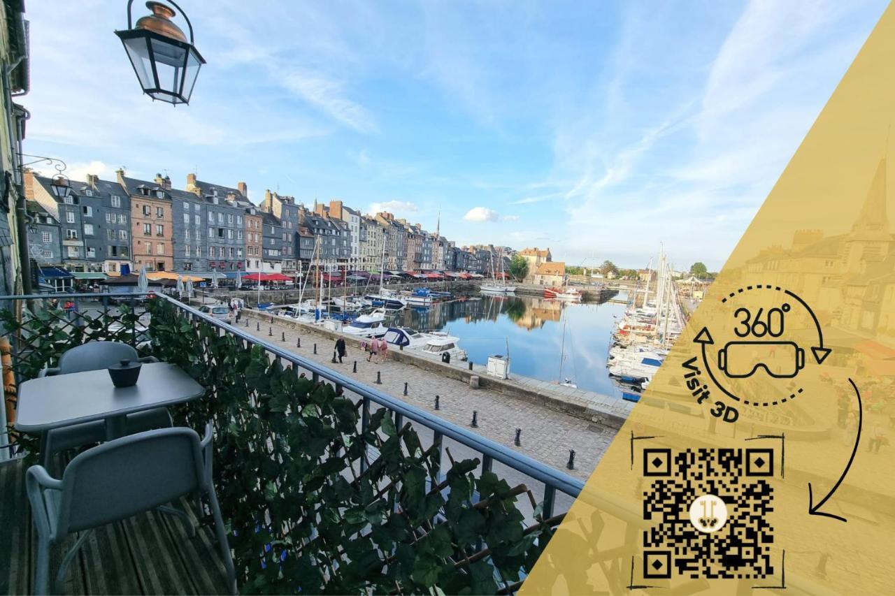Apartmán Le Balcon Du Port Honfleur Exteriér fotografie